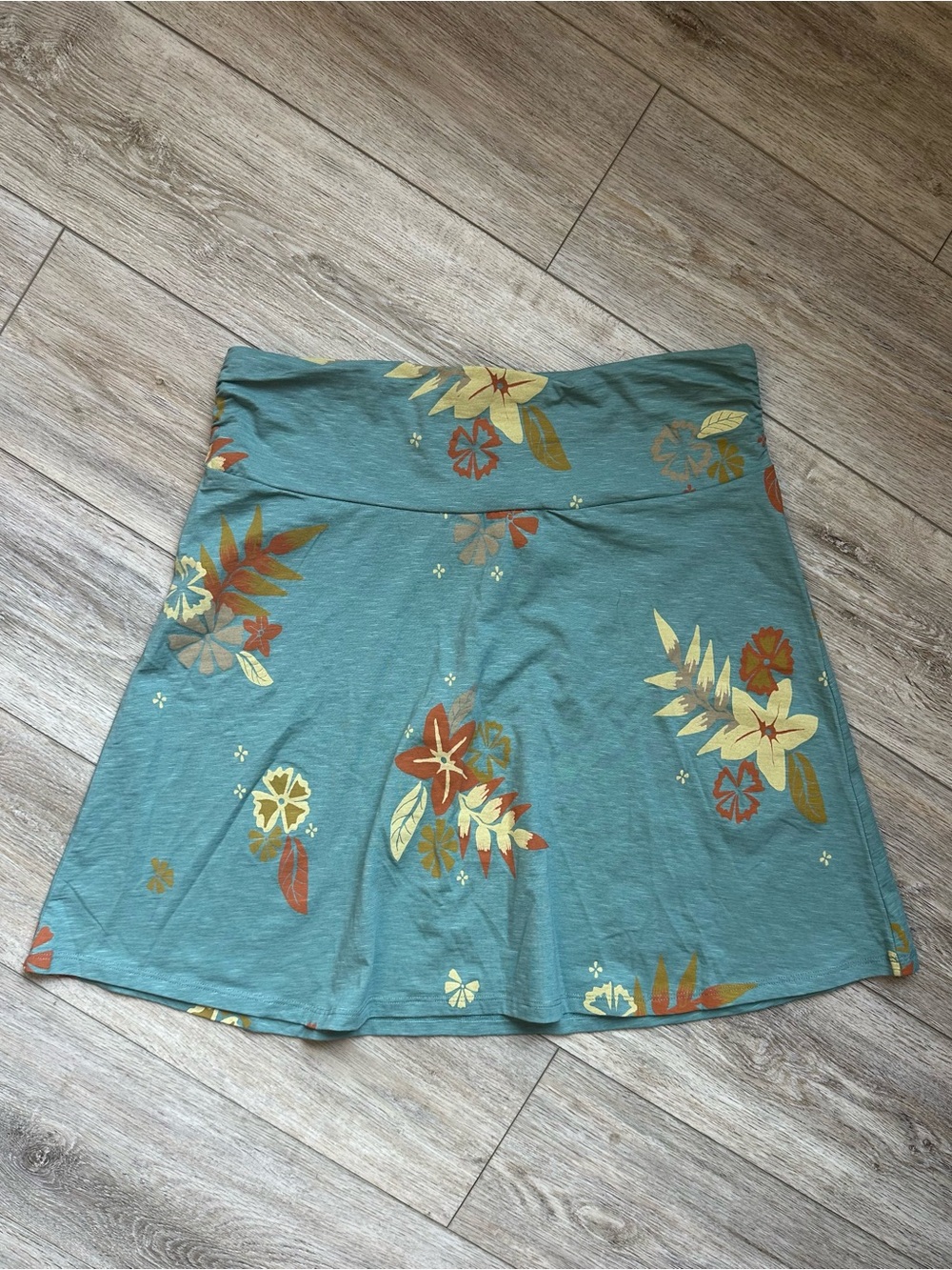 Toad & Co Chaka Skirt Mineral Floral XL NWT